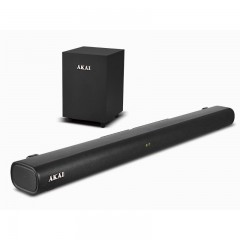 Akai ASB-20CSW Soundbar 80W 2.1 Bluetooth με Ασύρματο Subwoofer και Τηλεχειριστήριο Μαύρο Akai ASB-20CSW Soundbar 80W 2.1 Bluetooth με Ασύρματο Subwoofer και Τηλεχειριστήριο Μαύρο